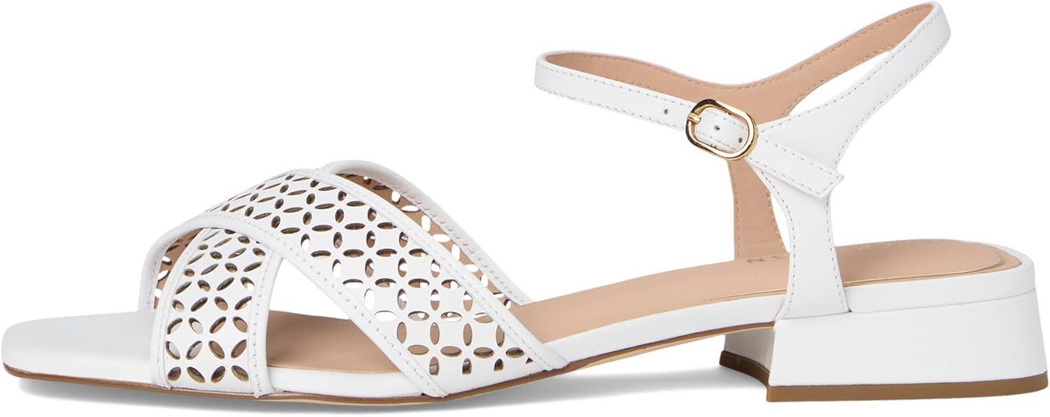 imageCole Haan Womens Patie SandalsWhite Perf Ltr