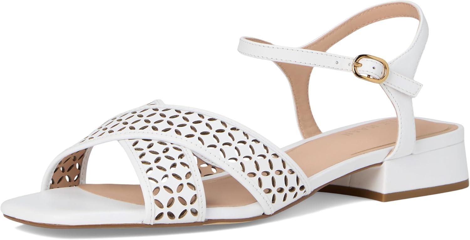 imageCole Haan Womens Patie SandalsWhite Perf Ltr