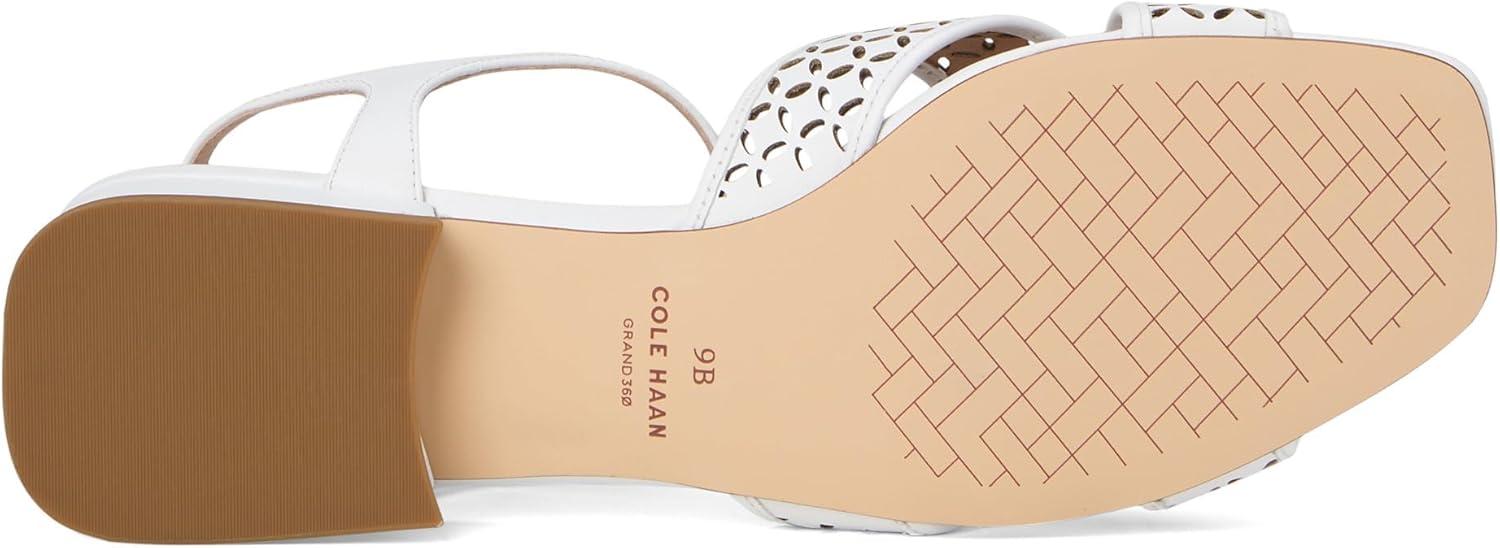 imageCole Haan Womens Patie SandalsWhite Perf Ltr
