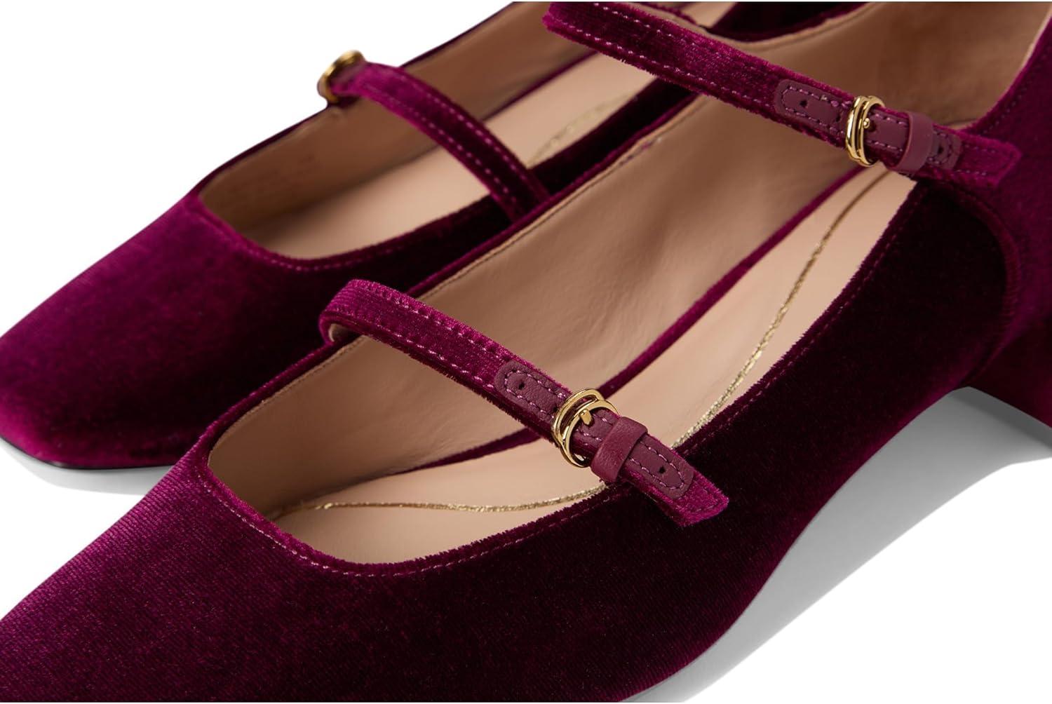 imageCole Haan Womens Paxton Maryjane PumpWine Velvet