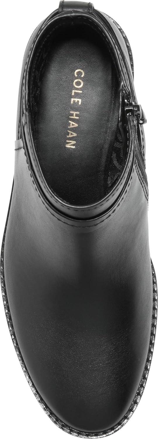 imageCole Haan Womens Rosalyn Ankle Strap BootsBlack Leather Wp