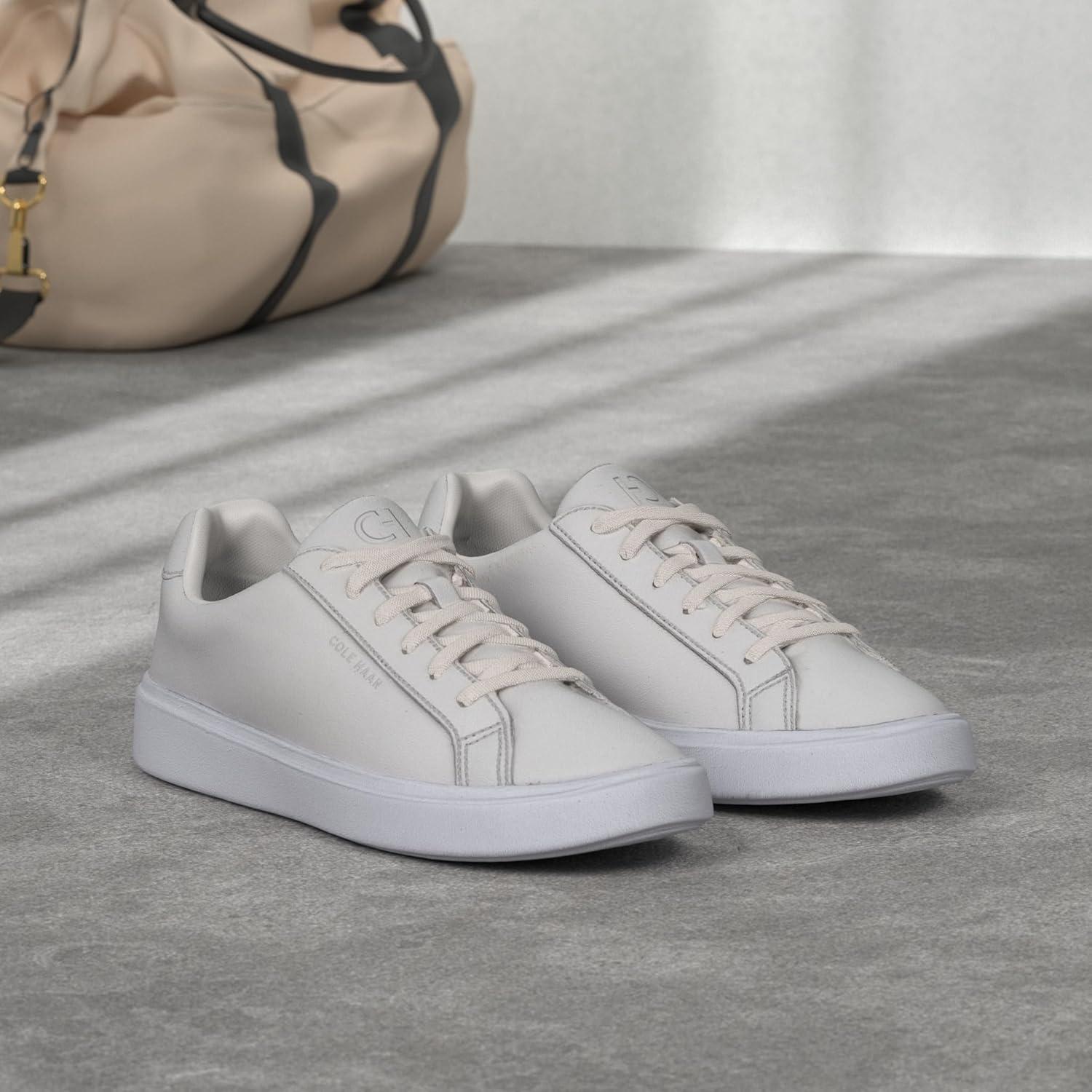 imageCole Haan Womens Shoes Grand Crosscourt DailyWhiteCh Argento