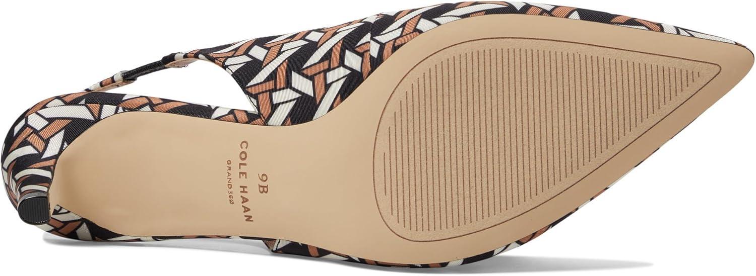 imageCole Haan Womens Vandam Sling Pump 65Rattan Printed Faille