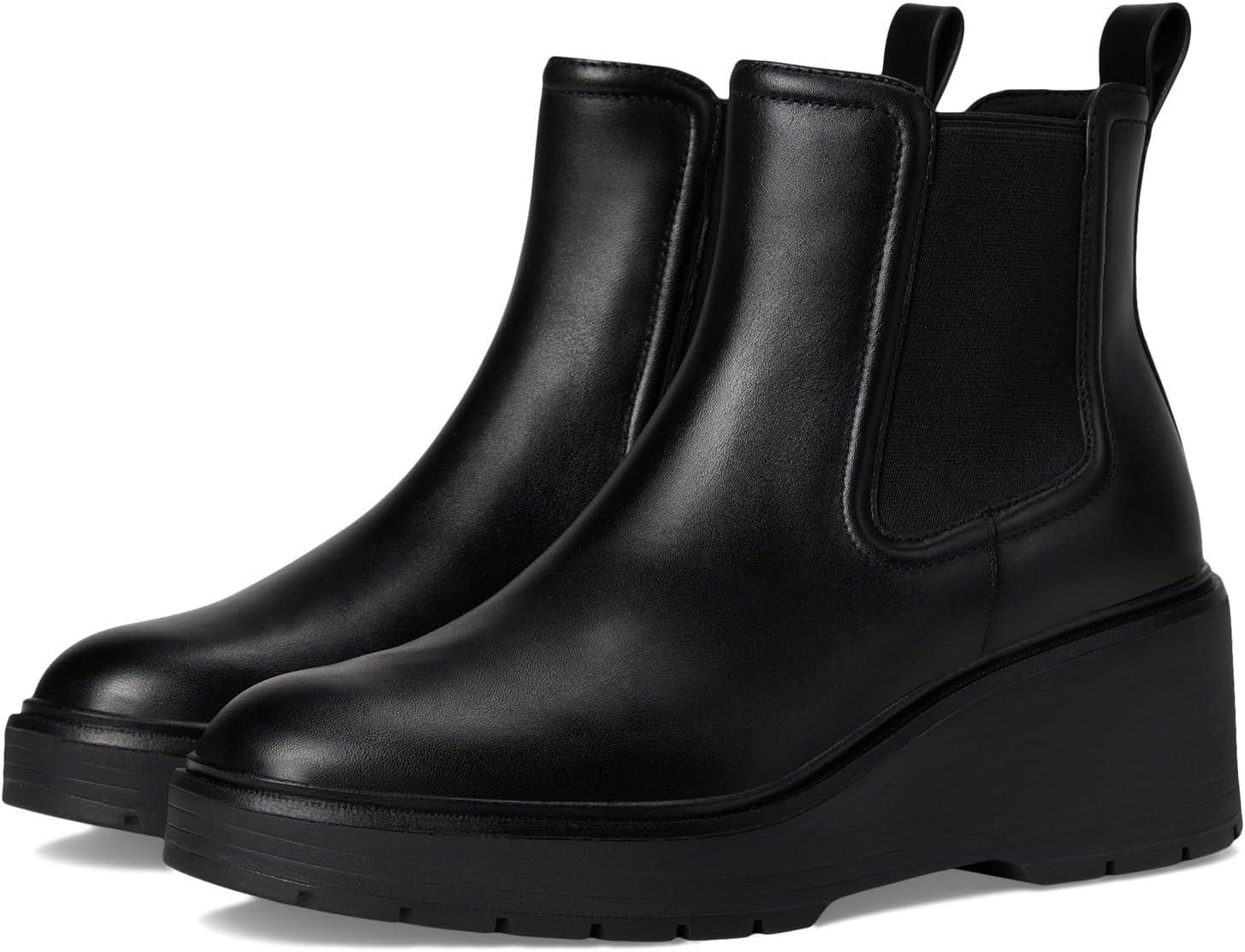 imageCole Haan Womens Zerogrand Cityquest Waterproof Wedge BootsBlackBlack Wp
