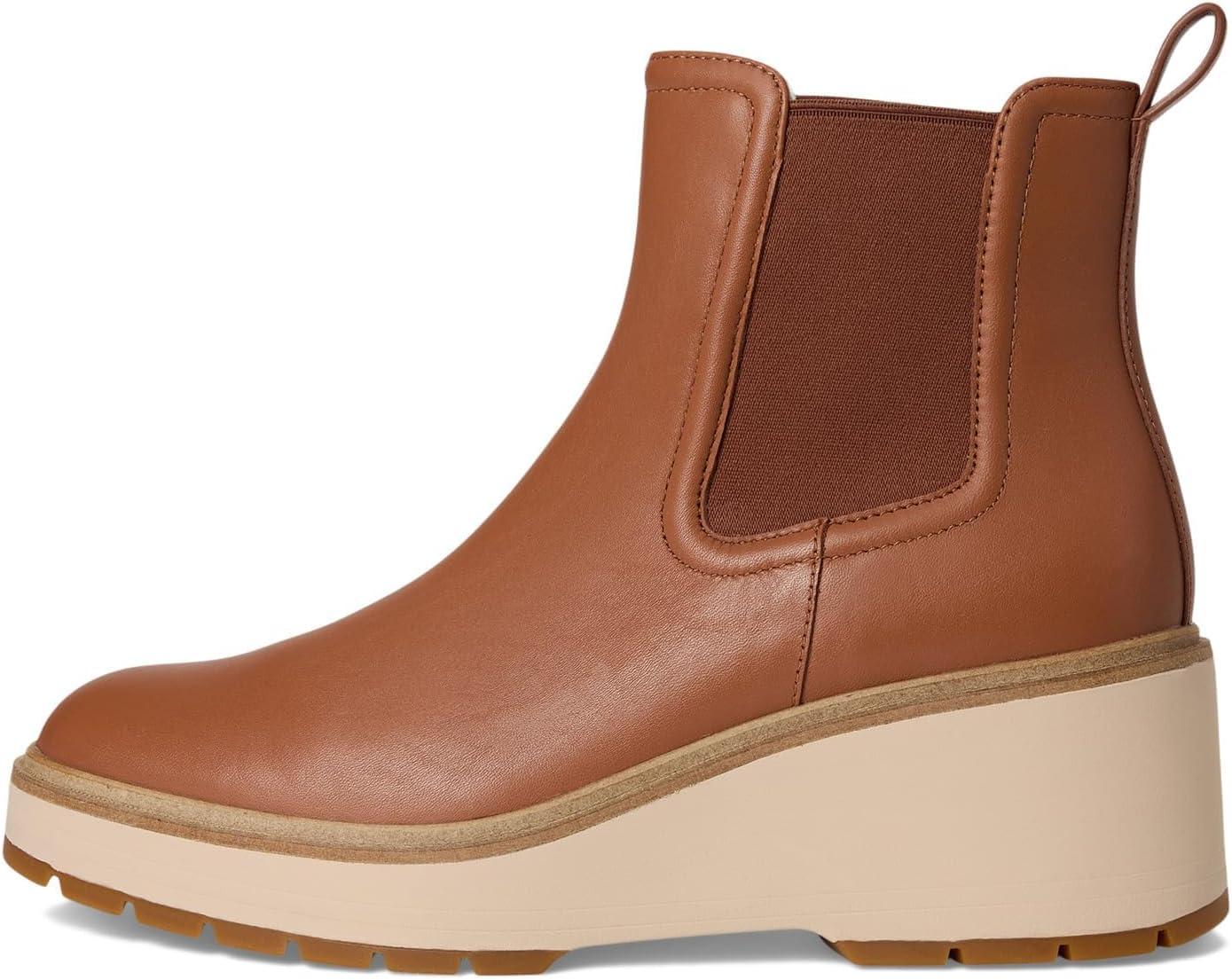 imageCole Haan Womens Zerogrand Cityquest Waterproof Wedge BootsBritish TanIvory