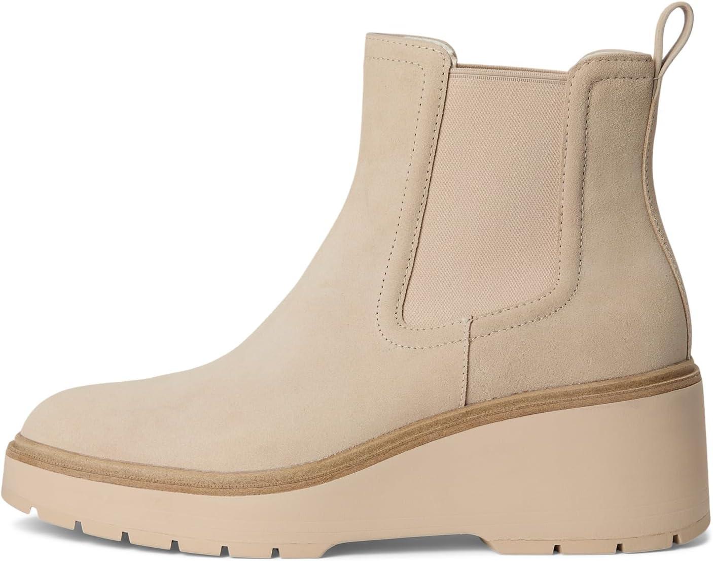 imageCole Haan Womens Zerogrand Cityquest Waterproof Wedge BootsLt Sesame Sde Wp