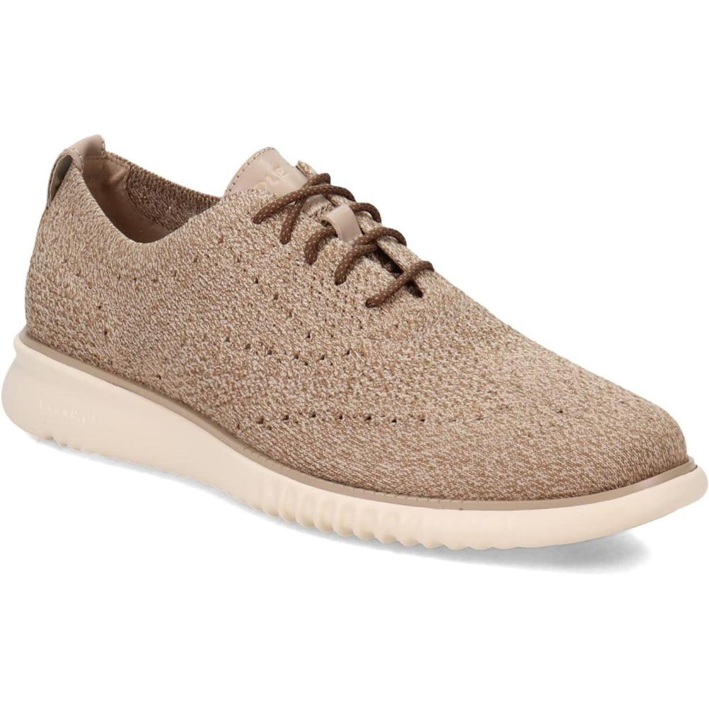 imageCole Haan Mens 2ZEROGRAND Stitchlite Oxford ShoesMortar Sepia