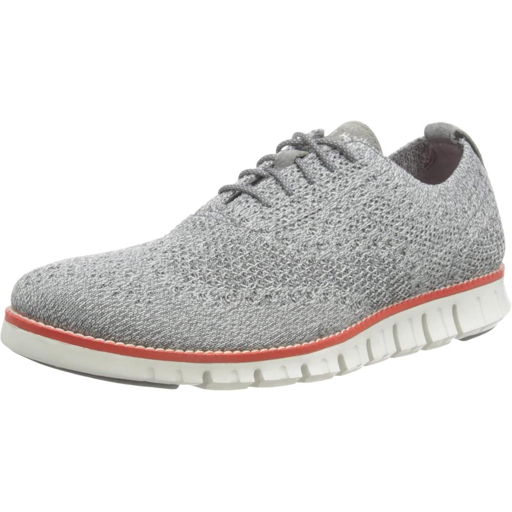imageCole Haan Mens 2ZEROGRAND Stitchlite Oxford ShoesQuiet ShadeSleet