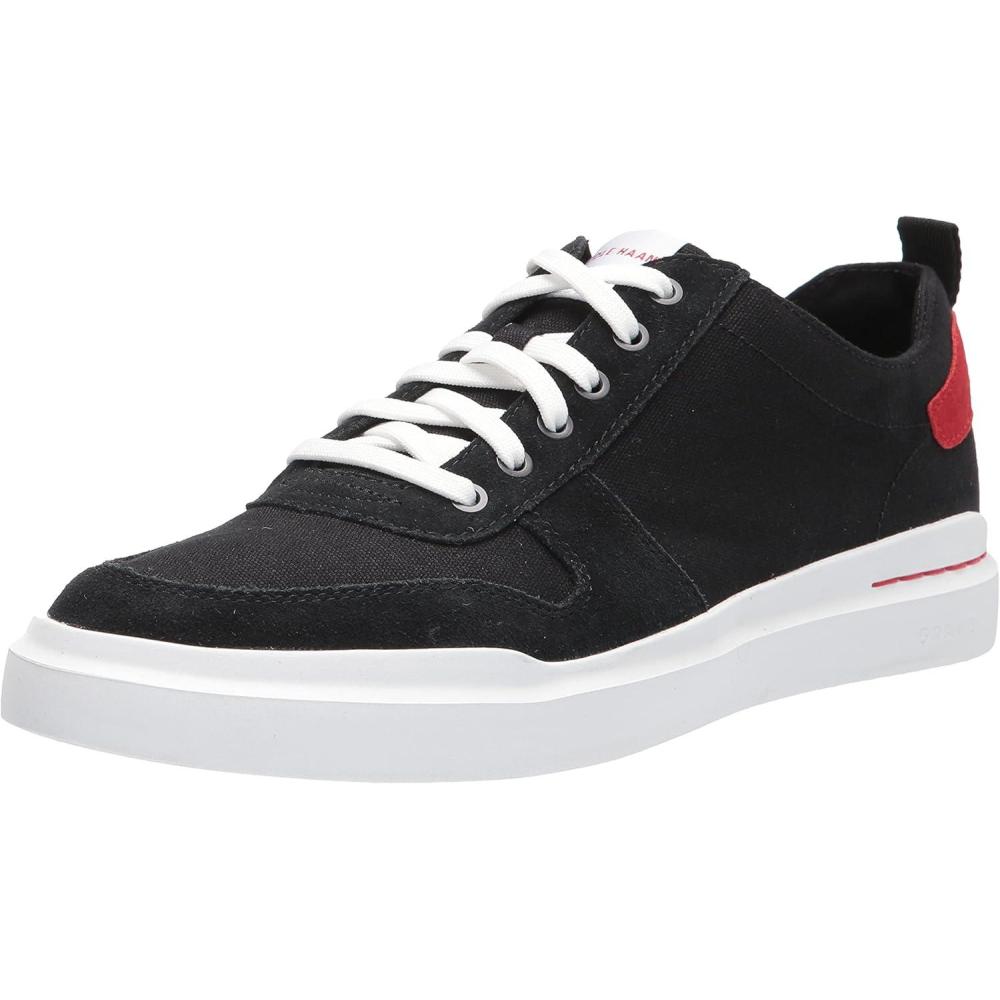 imageCole Haan Mens Generation Zg GolfSleetBlackDirect SneakerBlack CanvasSuede