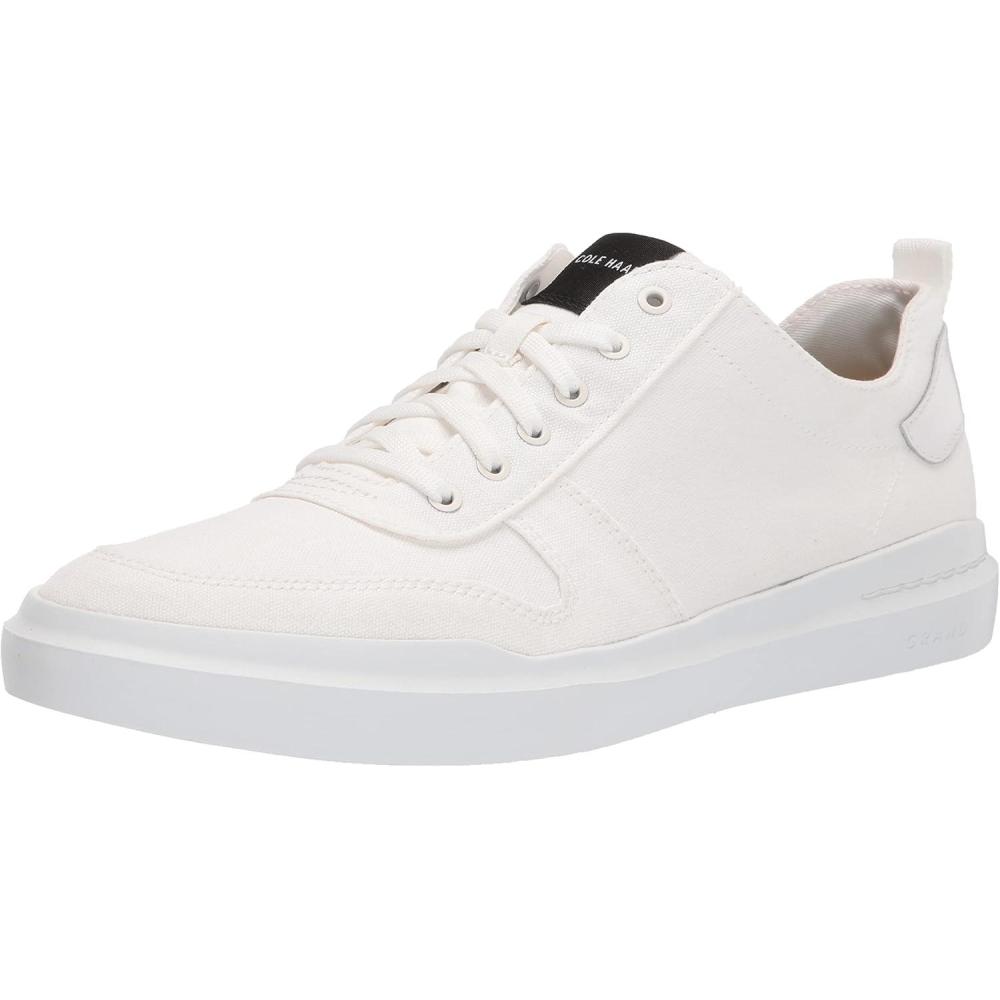 imageCole Haan Mens Generation Zg GolfSleetBlackDirect SneakerOptic White Canvas