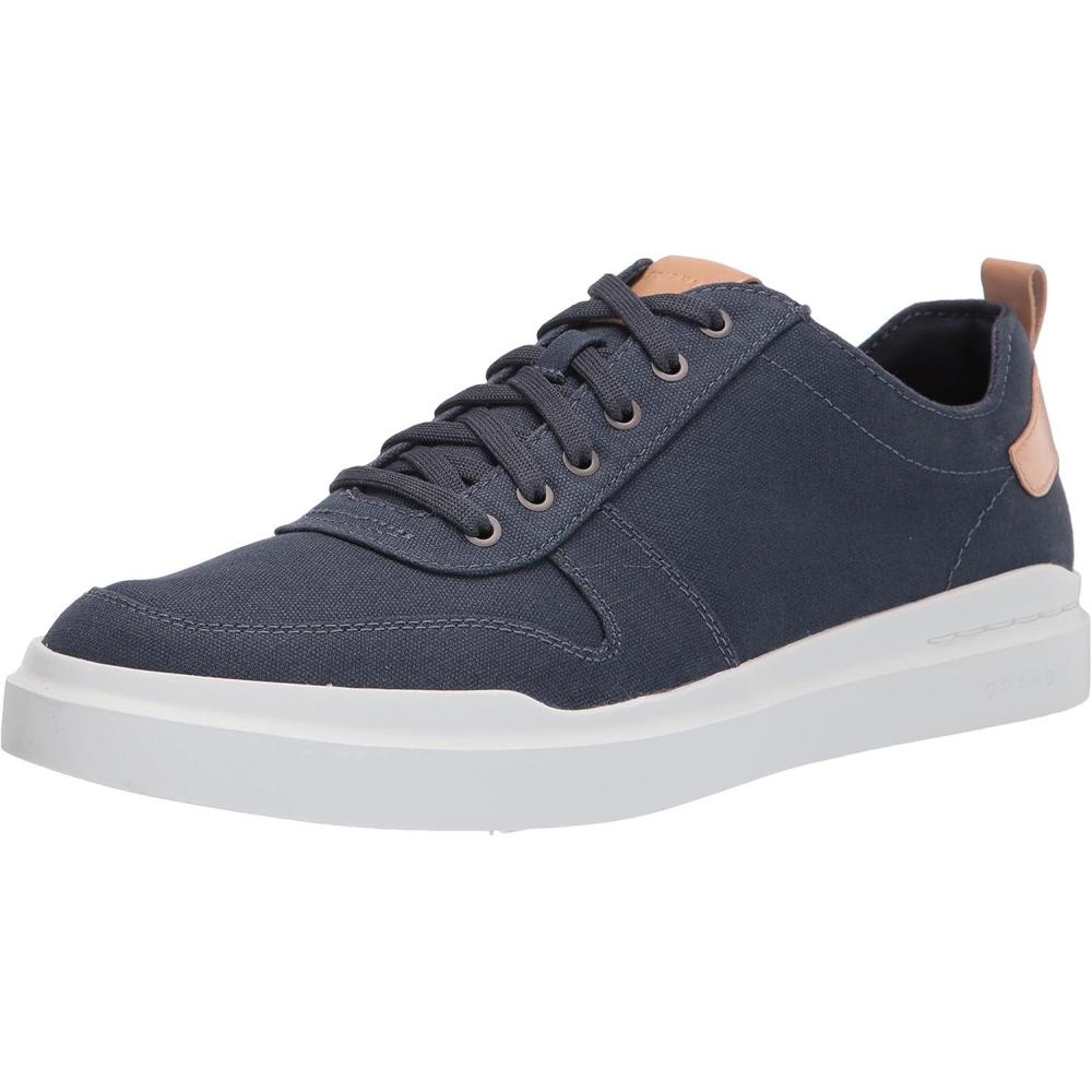 imageCole Haan Mens Generation Zg GolfSleetBlackDirect SneakerVintage Indigo CanvasNatural