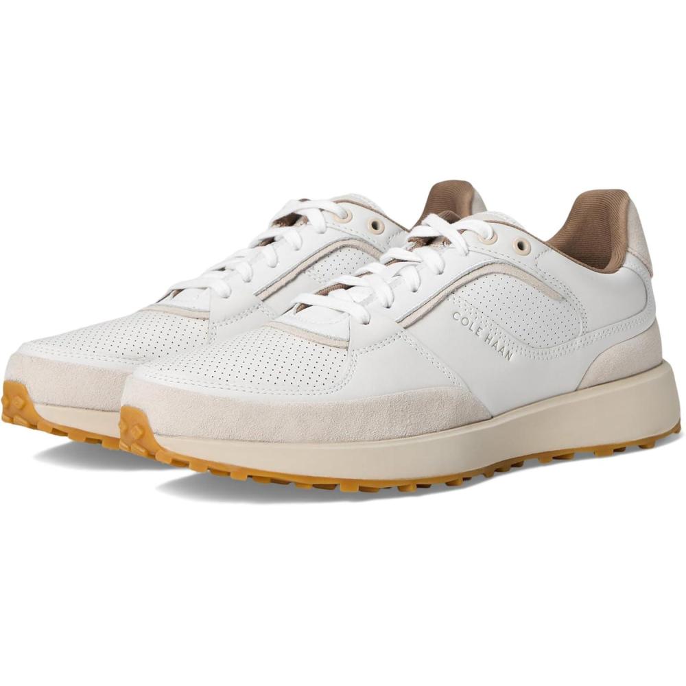 imageCole Haan Mens Grand Crosscourt Downtown SneakersOpt WhiteSilver