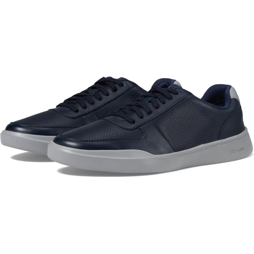 imageCole Haan Mens Grand Crosscourt Modern Perforated SneakersBlueberryDrizzle