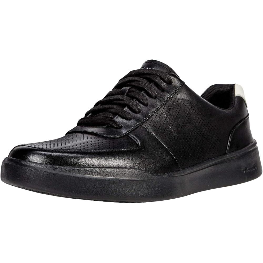 imageCole Haan Mens Grand Crosscourt Modern Perforated SneakersCaviarPristine