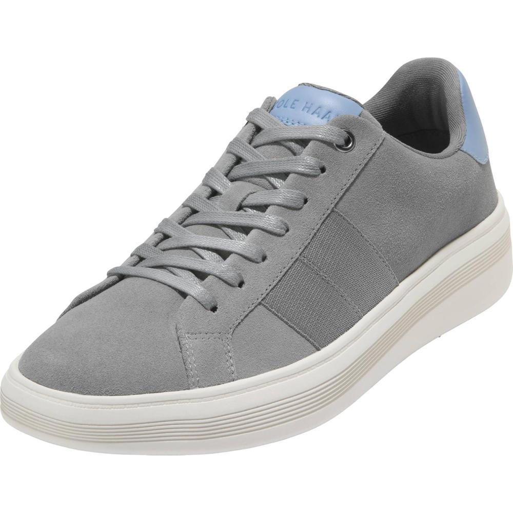 imageCole Haan Mens Grand Crosscourt Modern Perforated SneakersSea Stne SdeDenim