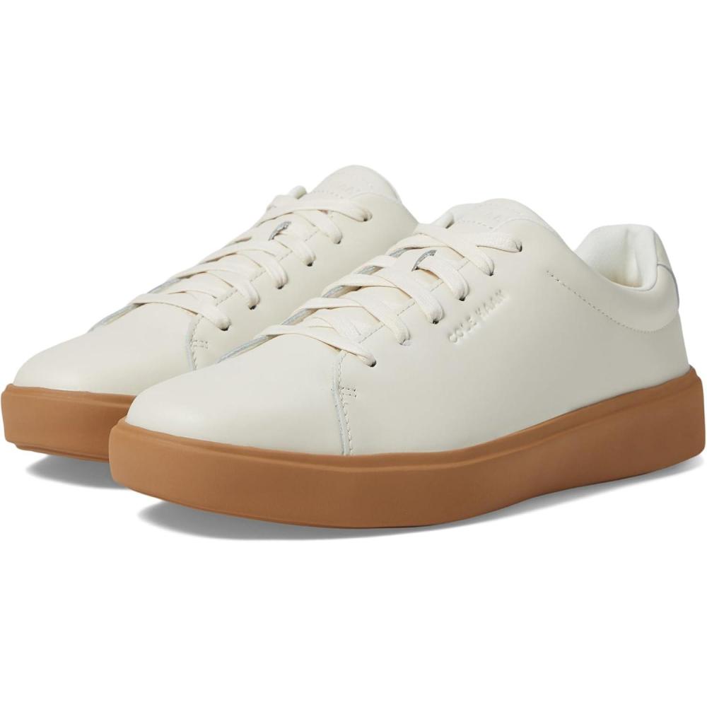 imageCole Haan Mens Grand Crosscourt Traveler SneakerIvoryGum Tan