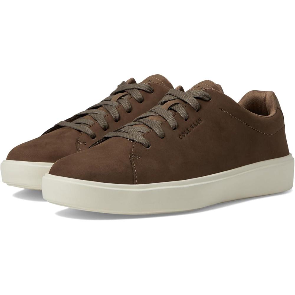 imageCole Haan Mens Grand Crosscourt Traveler SneakerTruffle NbkIvory