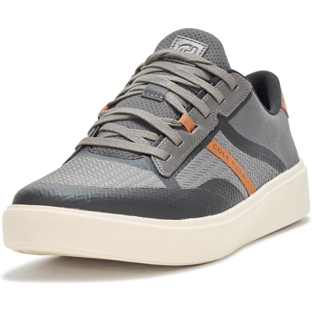 imageCole Haan Mens Grand Crosscourt Winner SneakerMagnetIvory