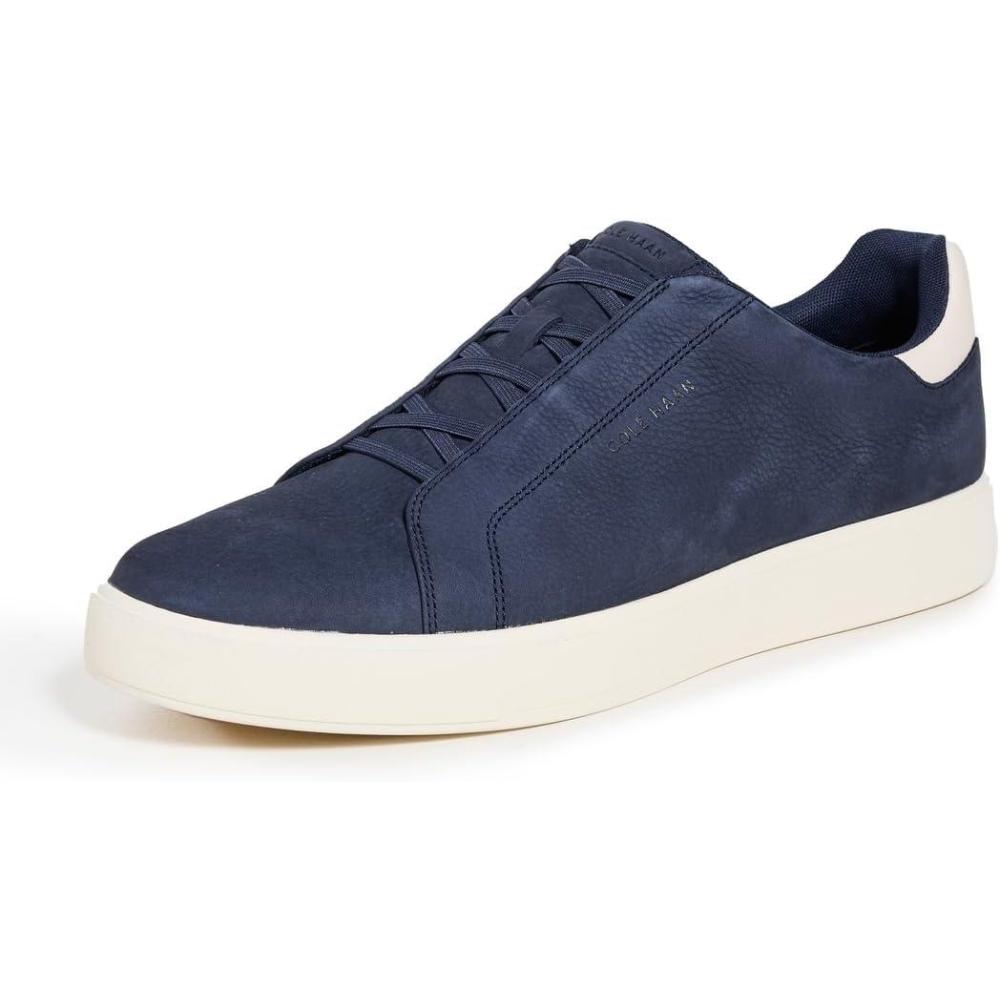 imageCole Haan Mens Grandpro Luxe Slipon SneakersNavy Blazer Nubuck