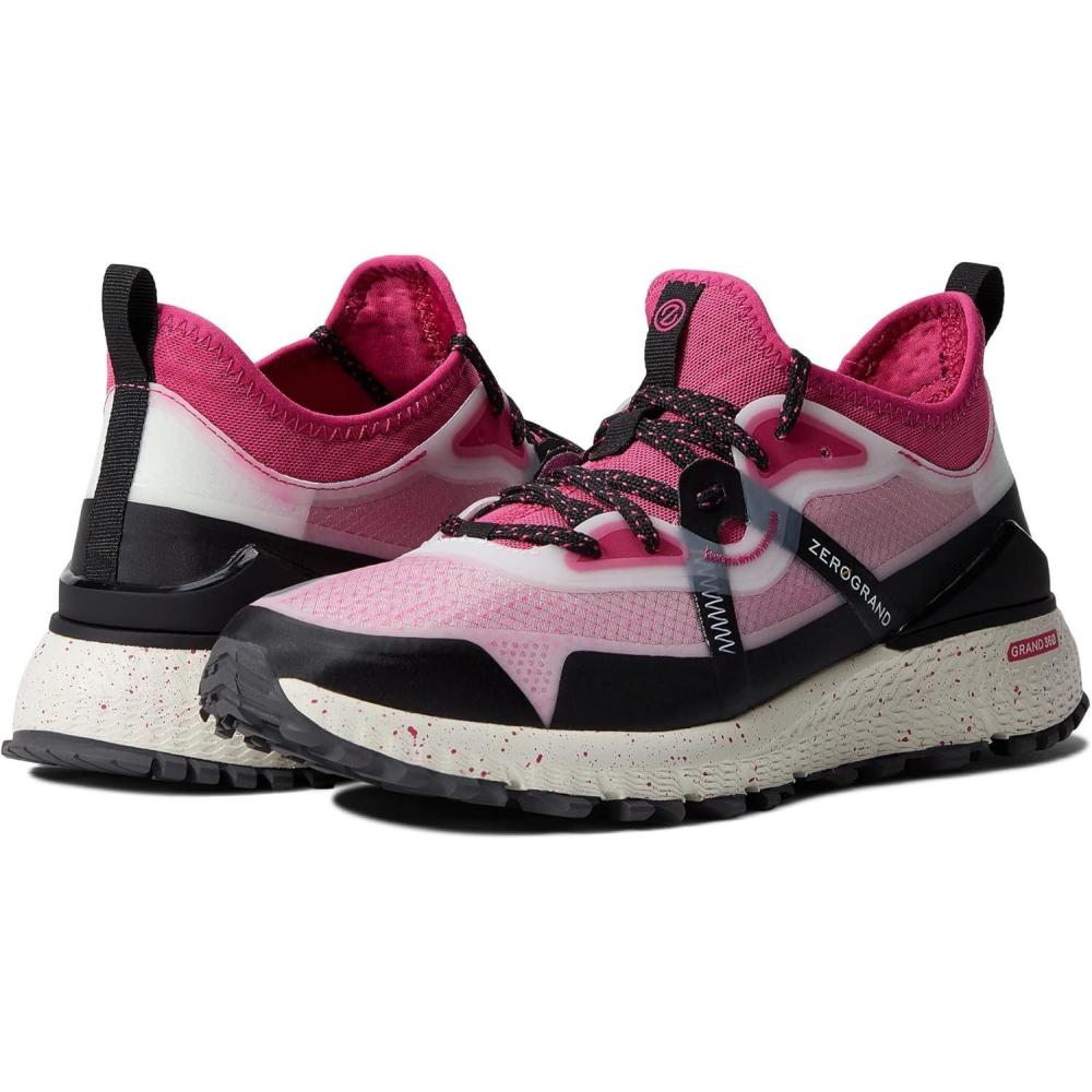 imageCole Haan Mens Grandpro Rally Laser Cut SneakerFuscia Rose Black White