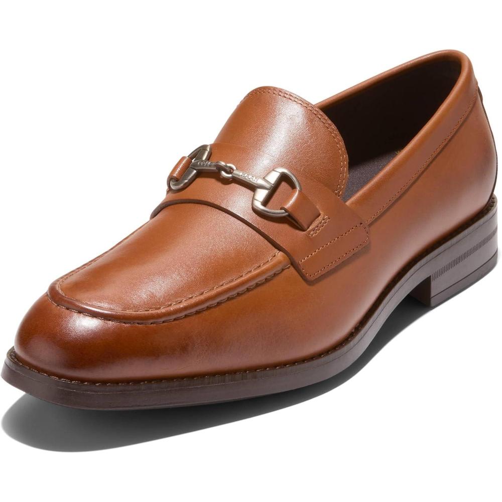 imageCole Haan Mens Harmon Grand Bit LoafersBrtsh TnDk Brn Wr