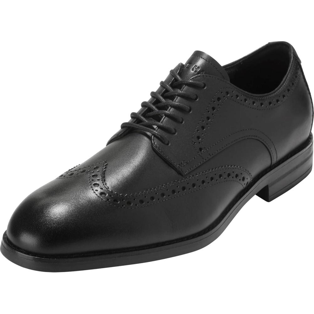 imageCole Haan Mens Harmon Grand Wingtip OxfordsBlackBlack Wr
