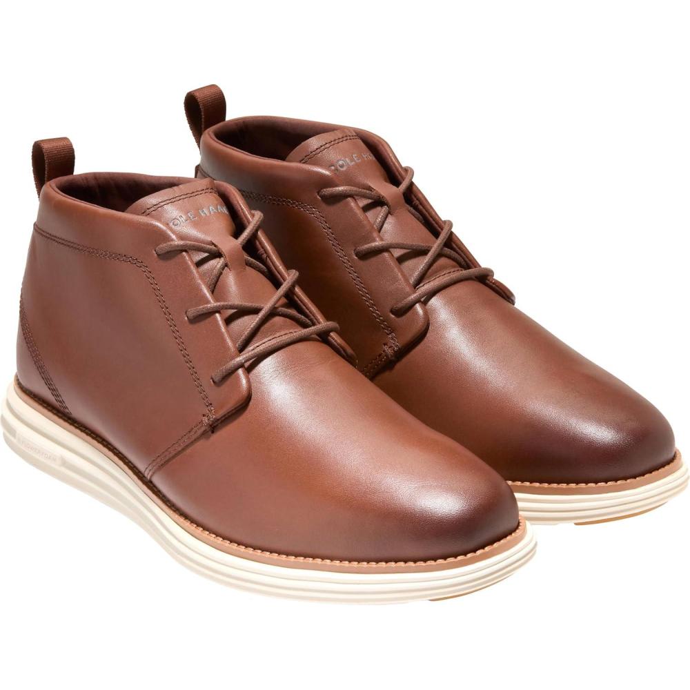 imageCole Haan Mens Originalgrand Remastered Waterproof Chukka BootWoodburyIvory