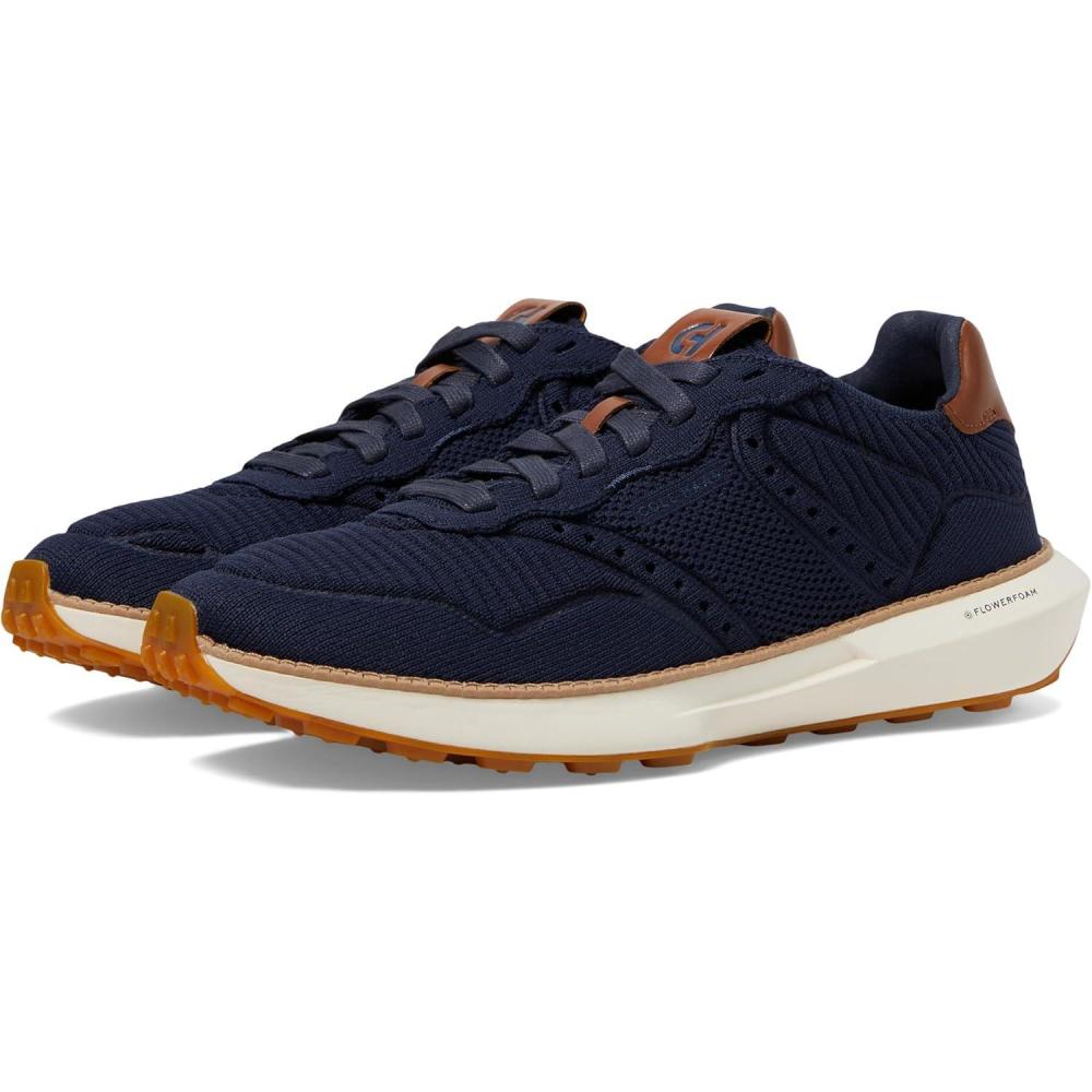 imageCole Haan Mens Zerogrand All Day Runner SneakerNavyBrit TanIvry