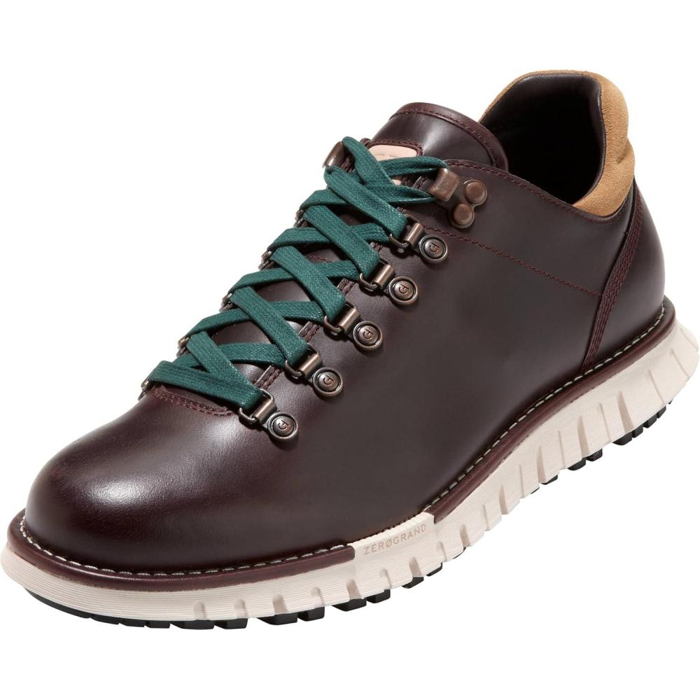 imageCole Haan Mens Zerogrand Remastered Low Top Hiking BootDeep Mahogany