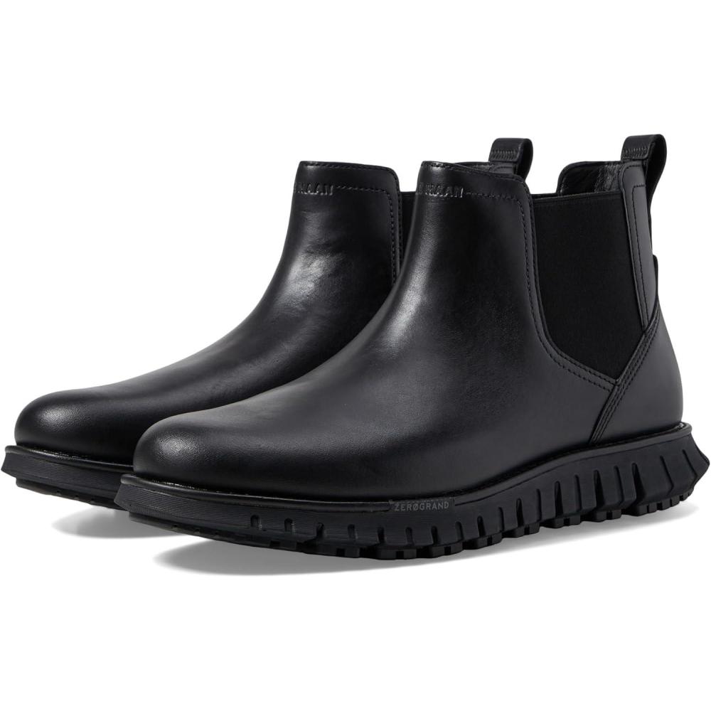 imageCole Haan Mens Zerogrand Remastered Waterproof Chelsea BootBlackBlack