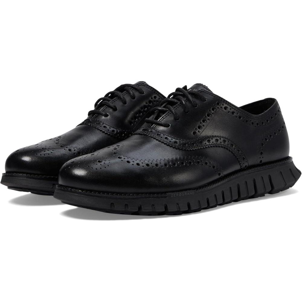 imageCole Haan Mens Zerogrand Remastered Wingtip OxfordsBlackBlack