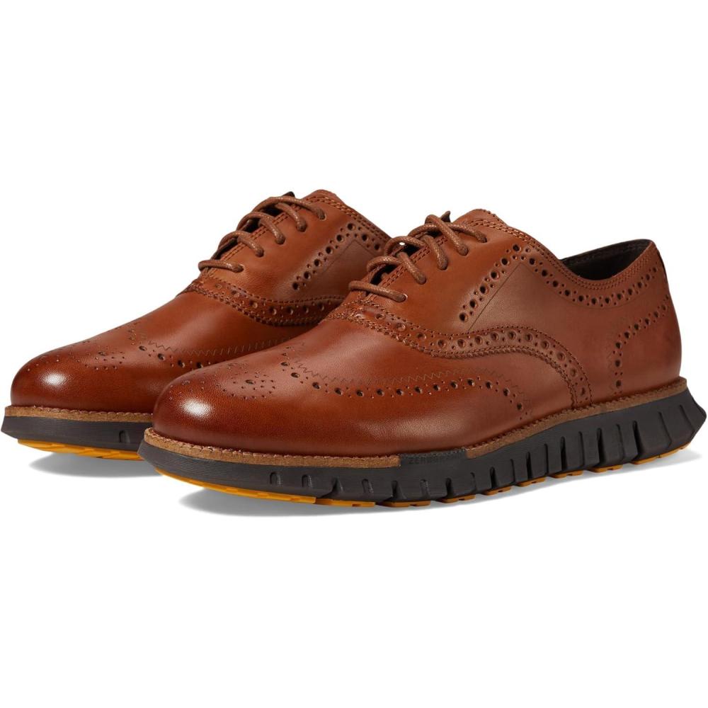 imageCole Haan Mens Zerogrand Remastered Wingtip OxfordsBritish TanJava