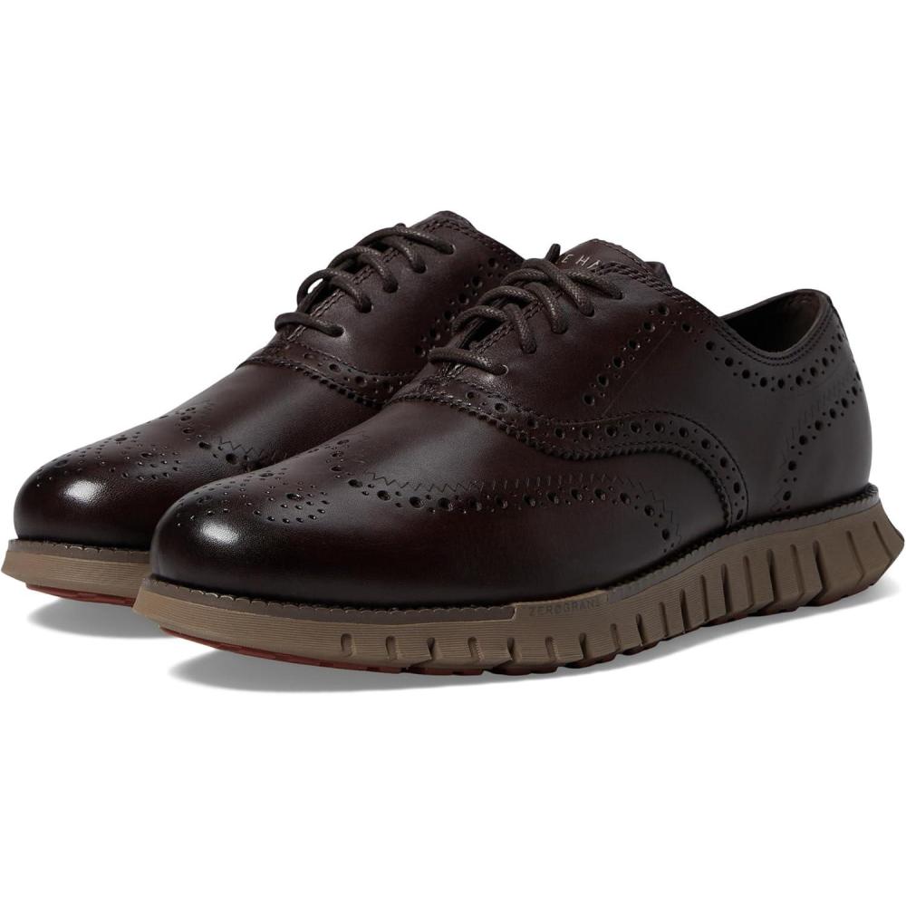 imageCole Haan Mens Zerogrand Remastered Wingtip OxfordsDk ChocIrish Coff