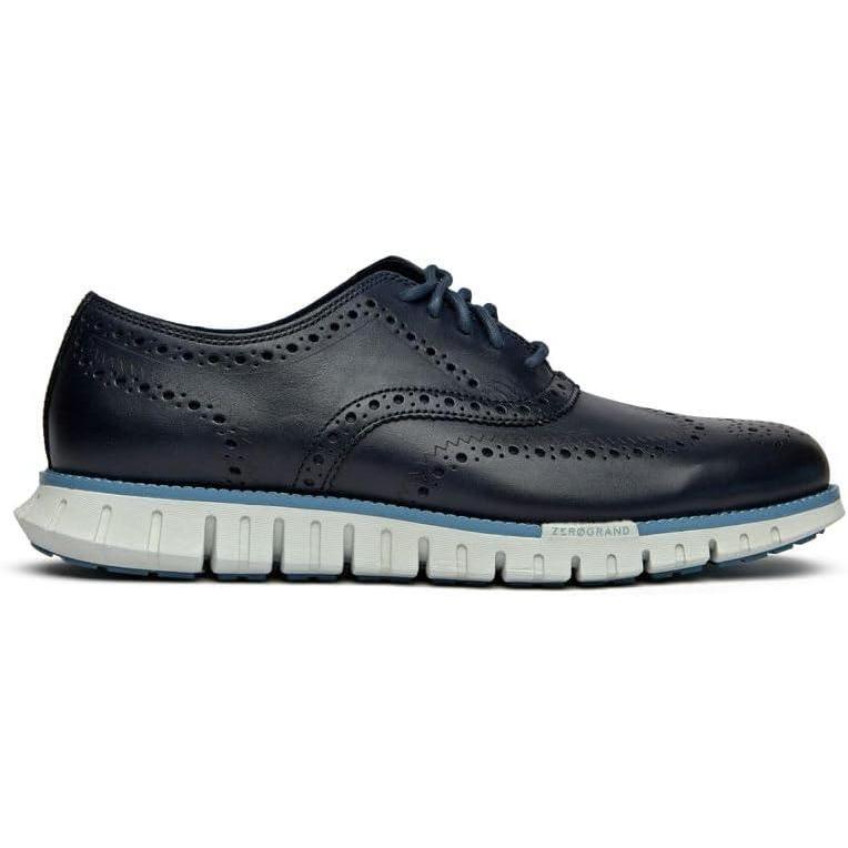 imageCole Haan Mens Zerogrand Remastered Wingtip OxfordsNavy BlazerFaded DenimHarbor Mist