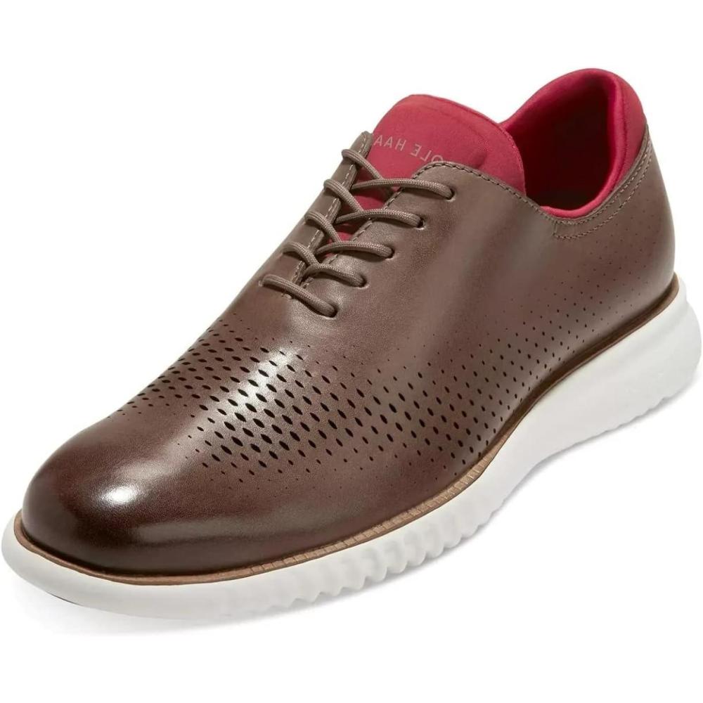 imageCole Haan Mens Zerogrand Wing OxfordTruffleEgret