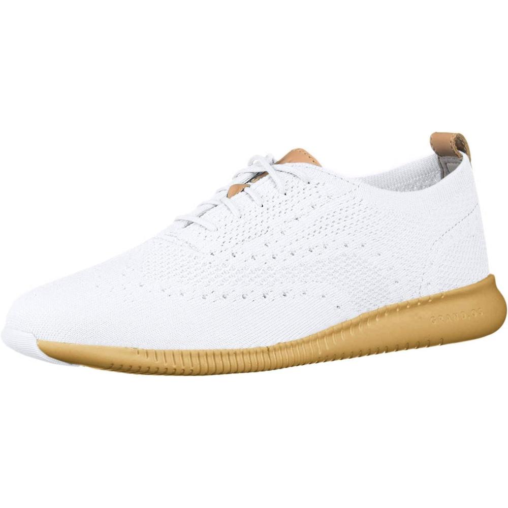imageCole Haan Womens 2Zerogrand Stitchlite Oxford WinterizedOptic White KnitSunshine