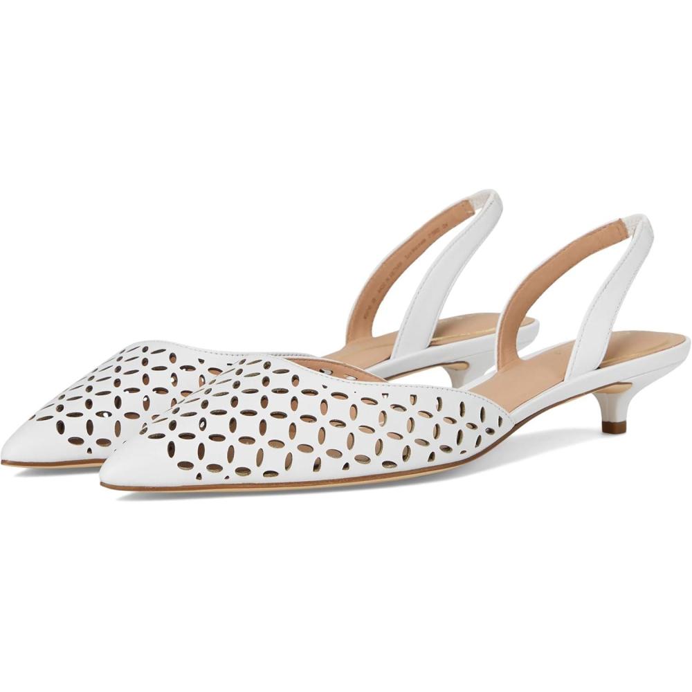 imageCole Haan Womens Gilda PumpsWhite Perf Ltr