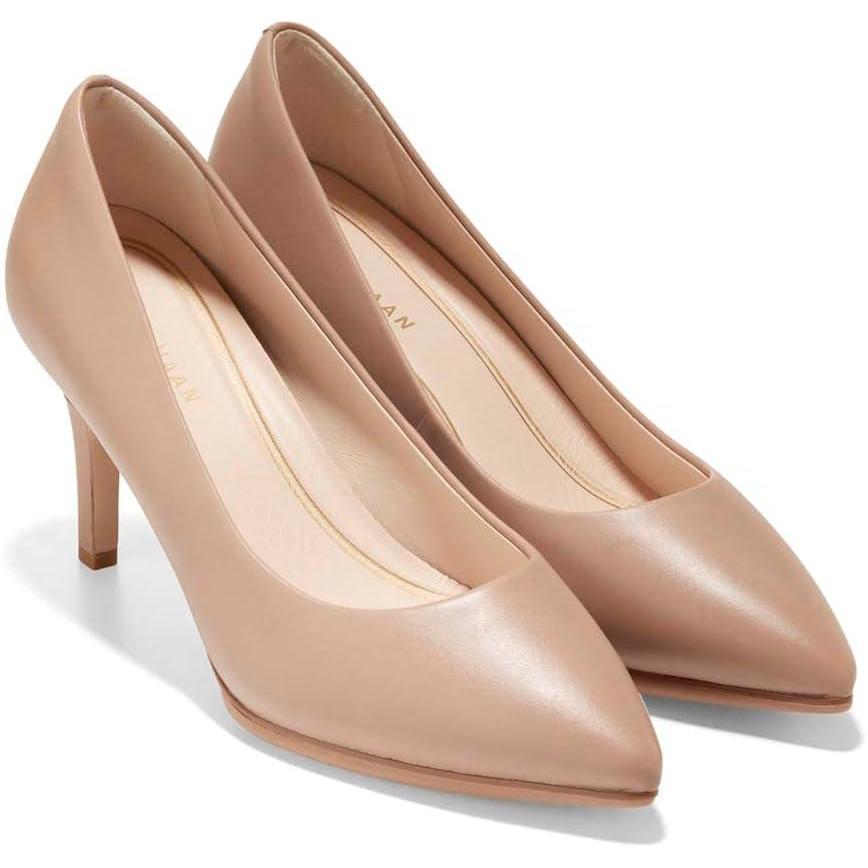 imageCole Haan Womens Grand Ambition 75mm PumpAmphora LeatherTonal Outsole