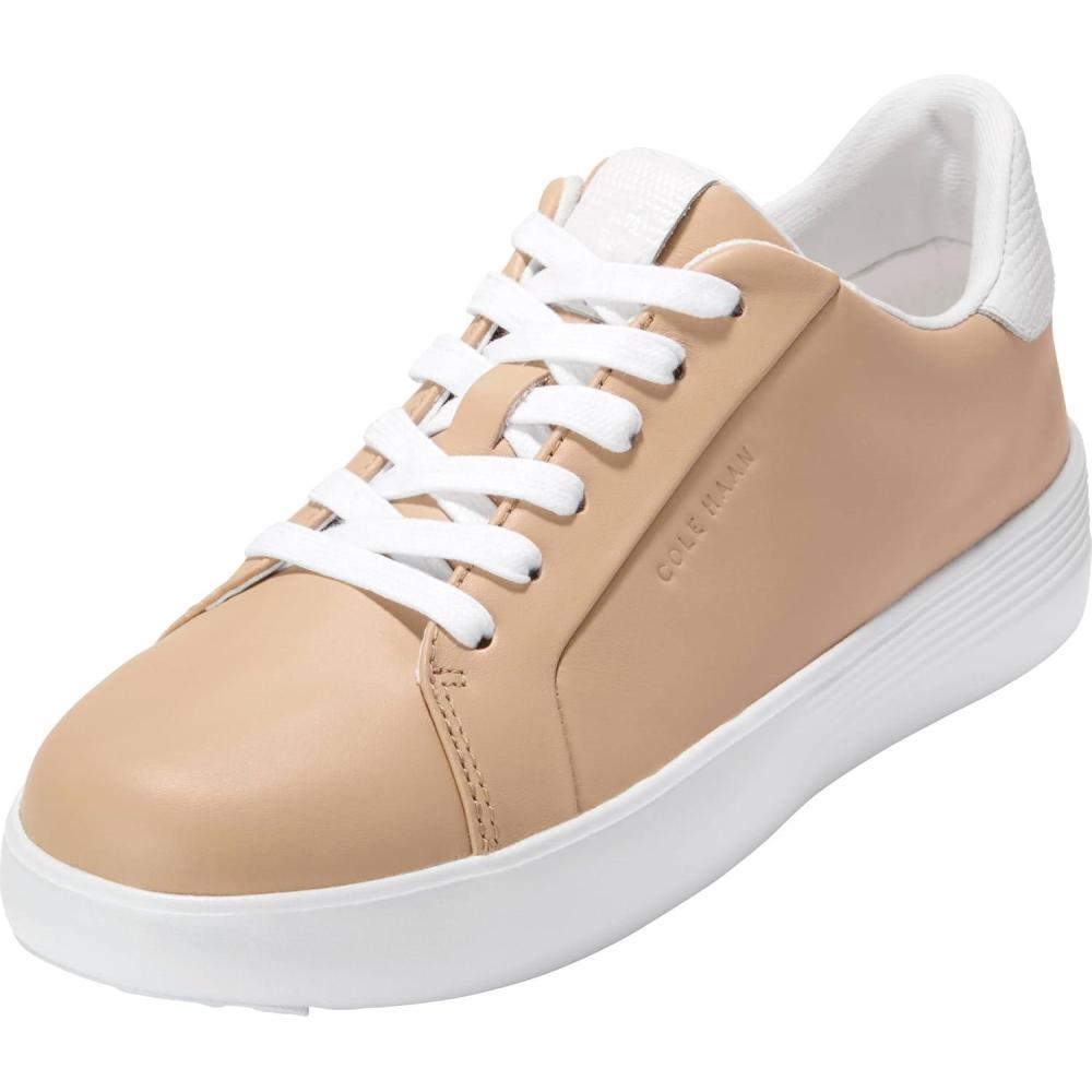 imageCole Haan Womens Grand Crosscourt Joy Platform SneakersSoft BuffWhite