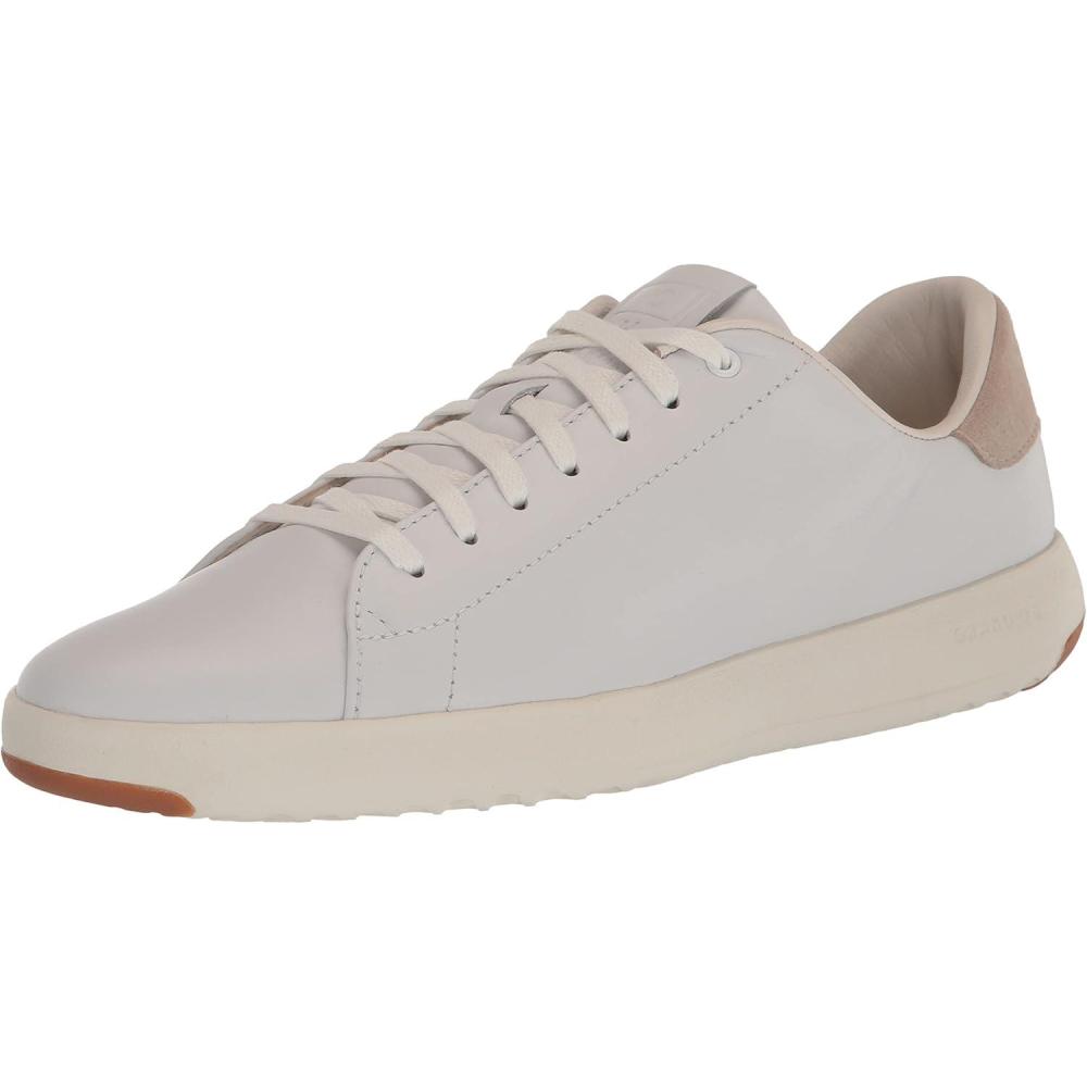 imageCole Haan Womens GrandPro Tennis Leather Lace OX Fashion SneakerOptic WhiteWht