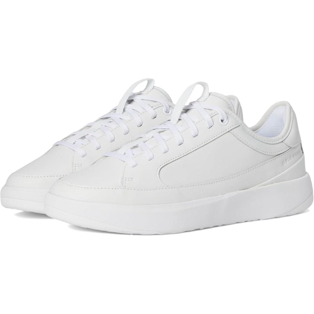 imageCole Haan Womens Grandpro All Day Leather Court SneakersOpt WhtOpt Wht
