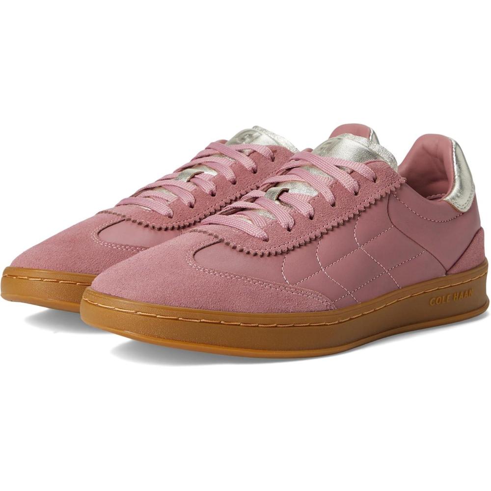 imageCole Haan Womens Grandpro Breakaway SneakersLight RoseSuedeGold Talca
