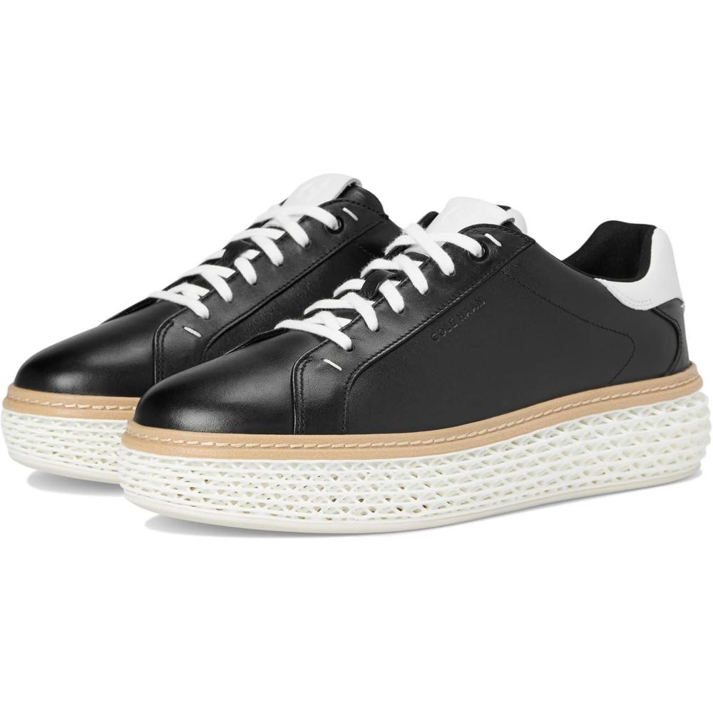 imageCole Haan Womens Grandpro Court Skyweave SneakersBlackWhite