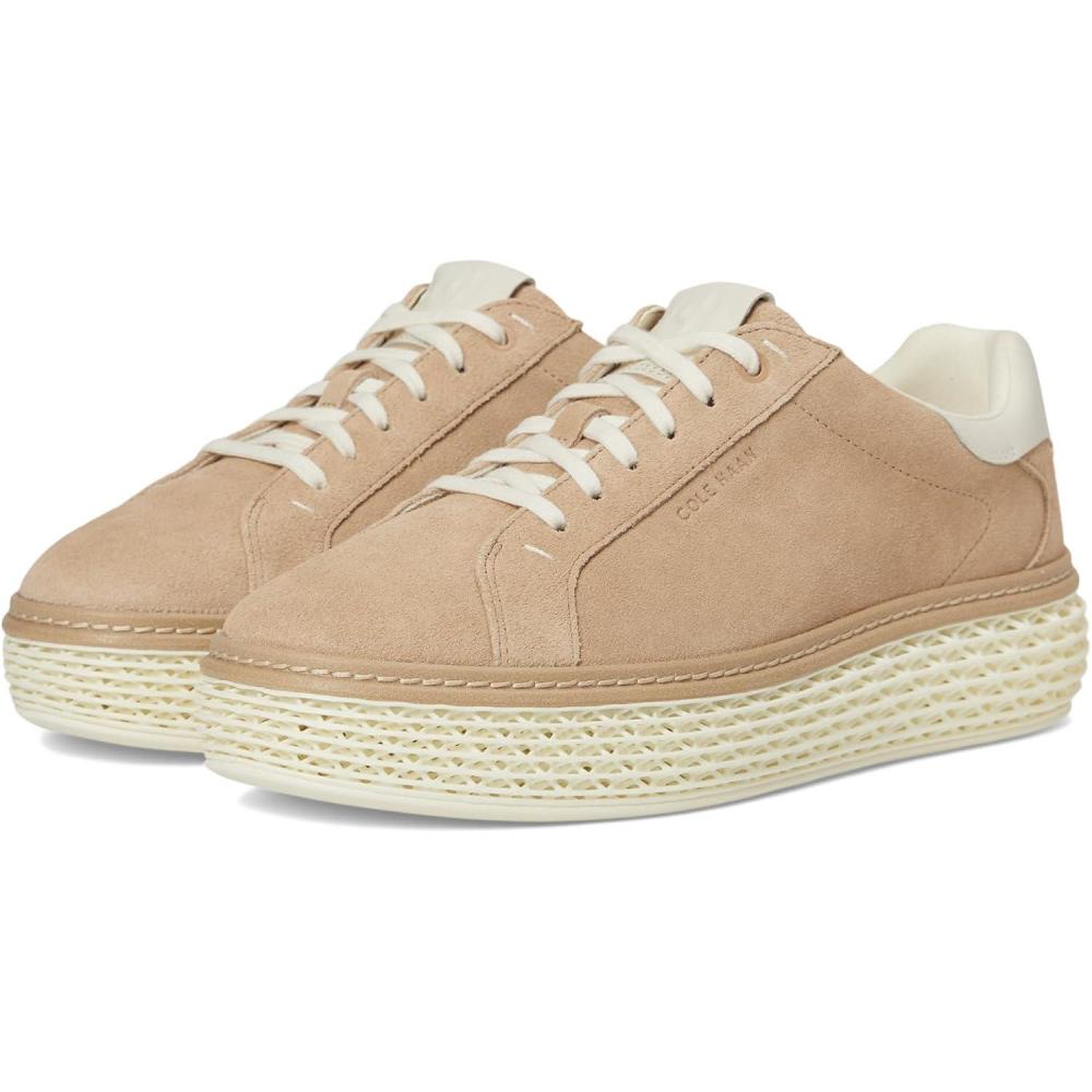 imageCole Haan Womens Grandpro Court Skyweave SneakersTuscan SandIvory