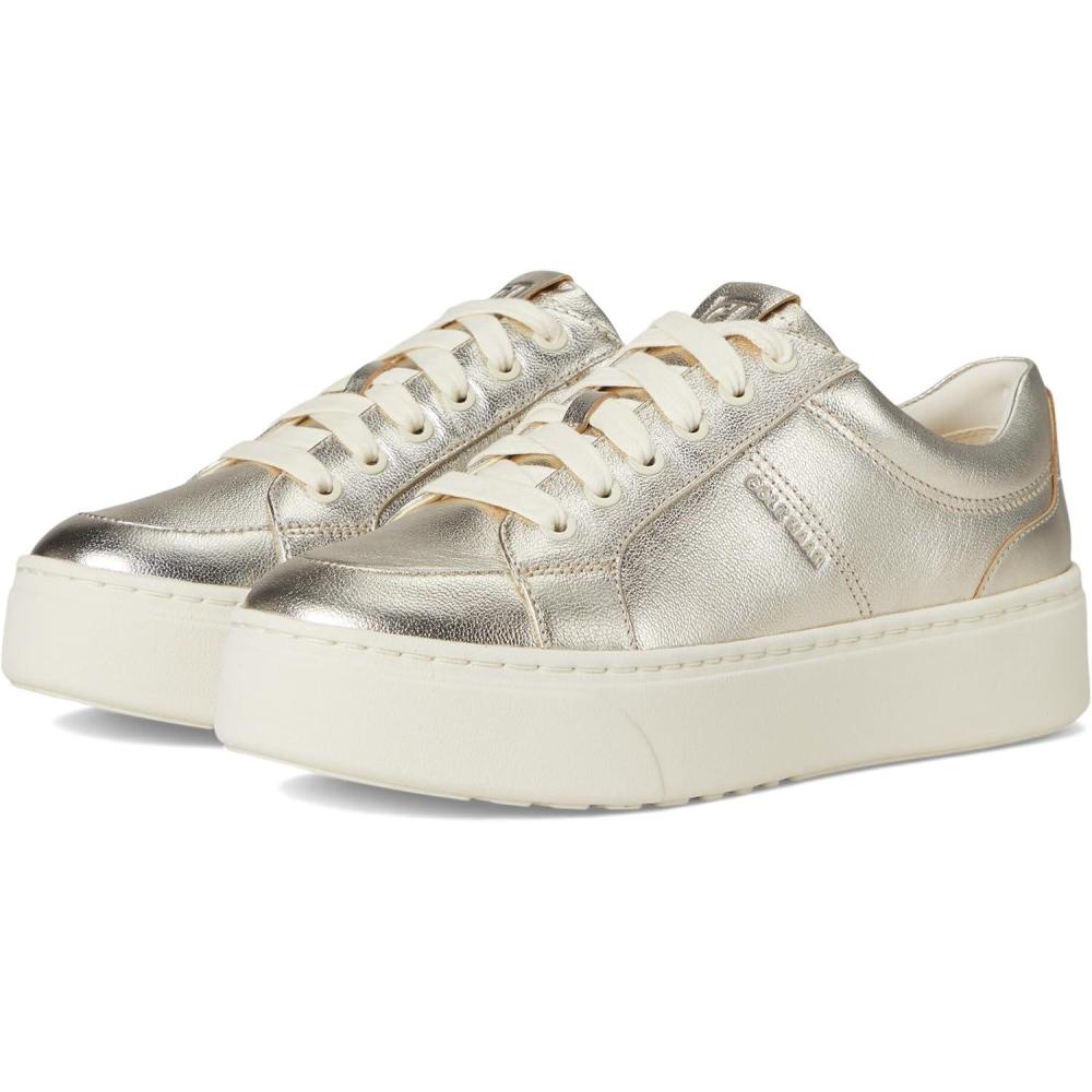 imageCole Haan Womens Grandpro Max Platform SneakerGold MetlcIvry