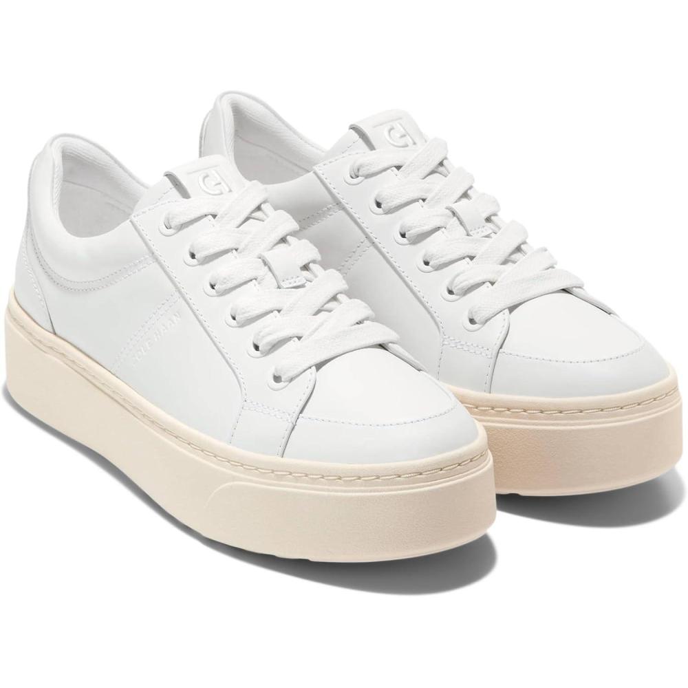 imageCole Haan Womens Grandpro Max Platform SneakerOptic WhiteIvory