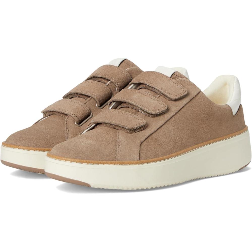 imageCole Haan Womens Grandpro Topspin Triple Strap SneakersIrsh Coff SuedIvory