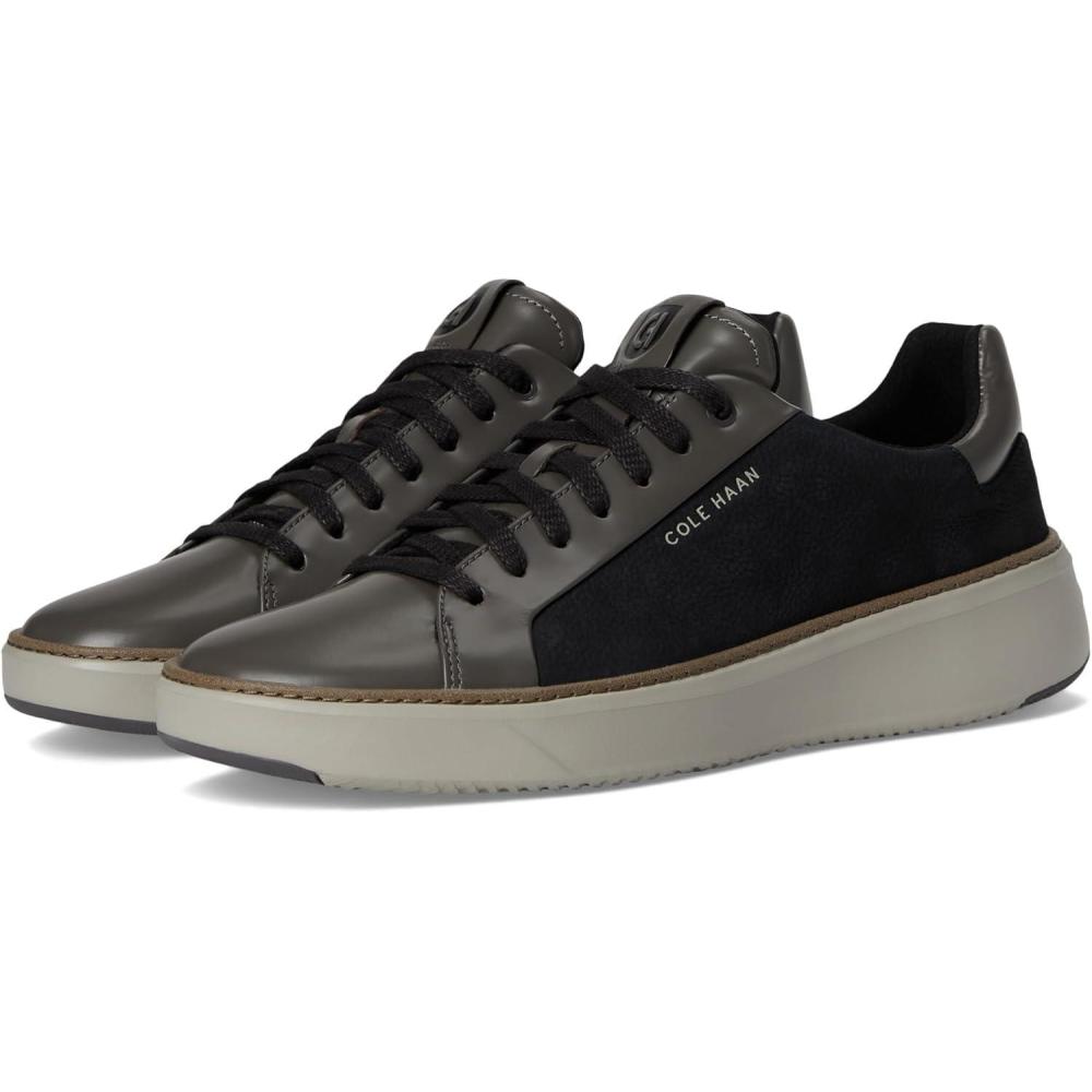imageCole Haan Womens Grandpro Topspin Waterproof Golf Shoes SneakerBlackPavementDrizzle