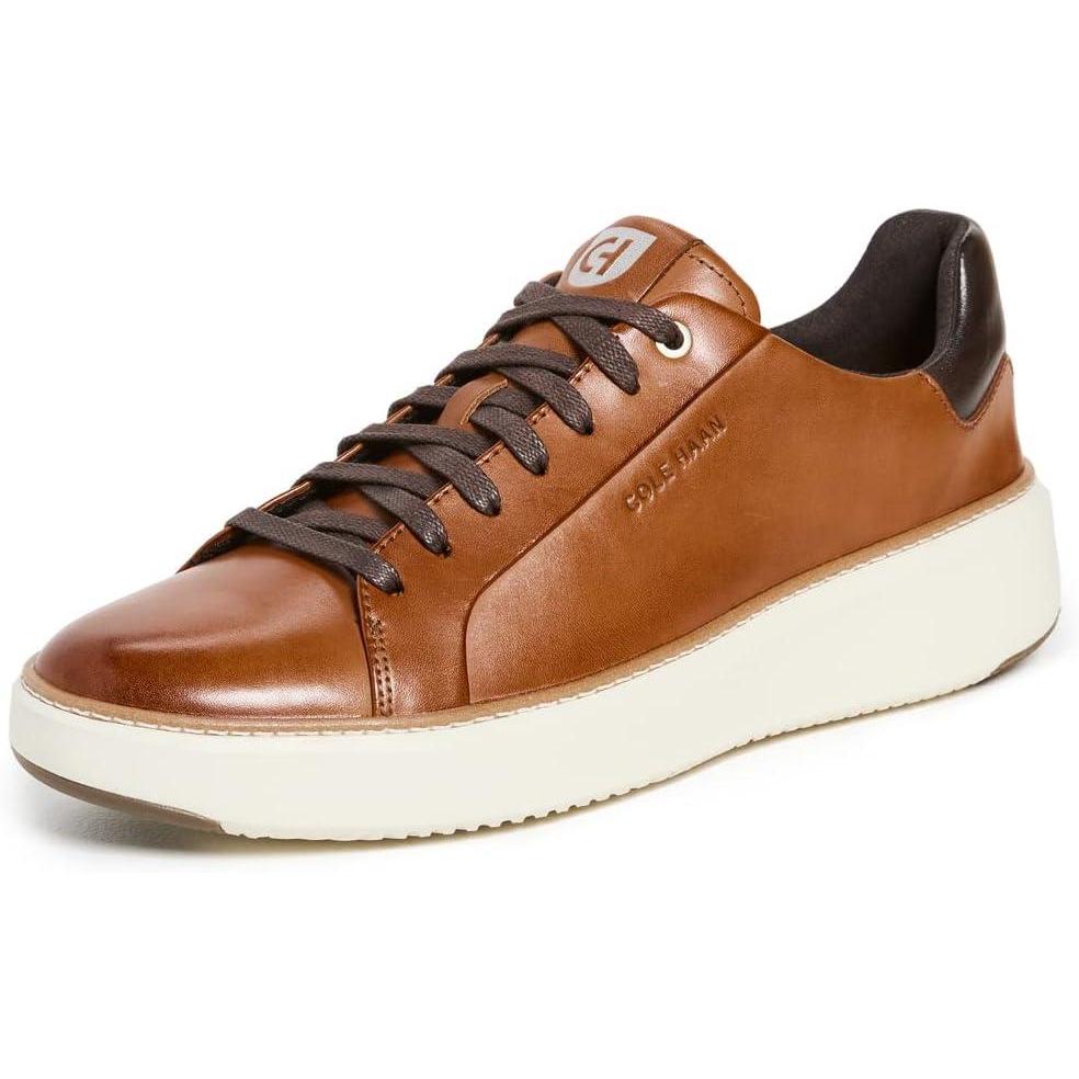 imageCole Haan Womens Grandpro Topspin Waterproof Golf Shoes SneakerBritish Tan