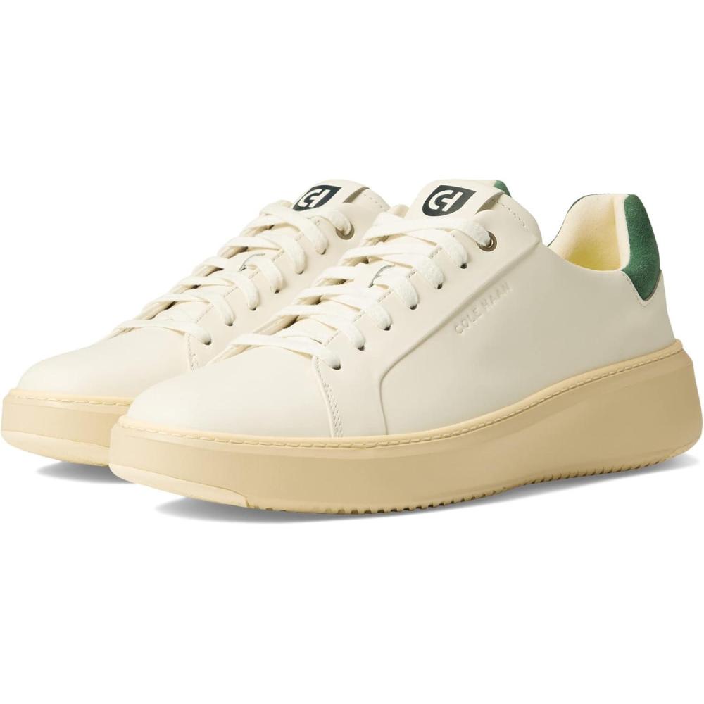 imageCole Haan Womens Grandpro Topspin Waterproof Golf Shoes SneakerEgretTrekking Green